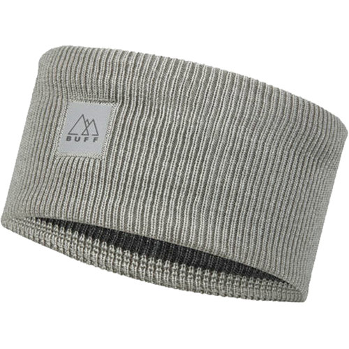 Buff CrossKnit Headband Light Grey